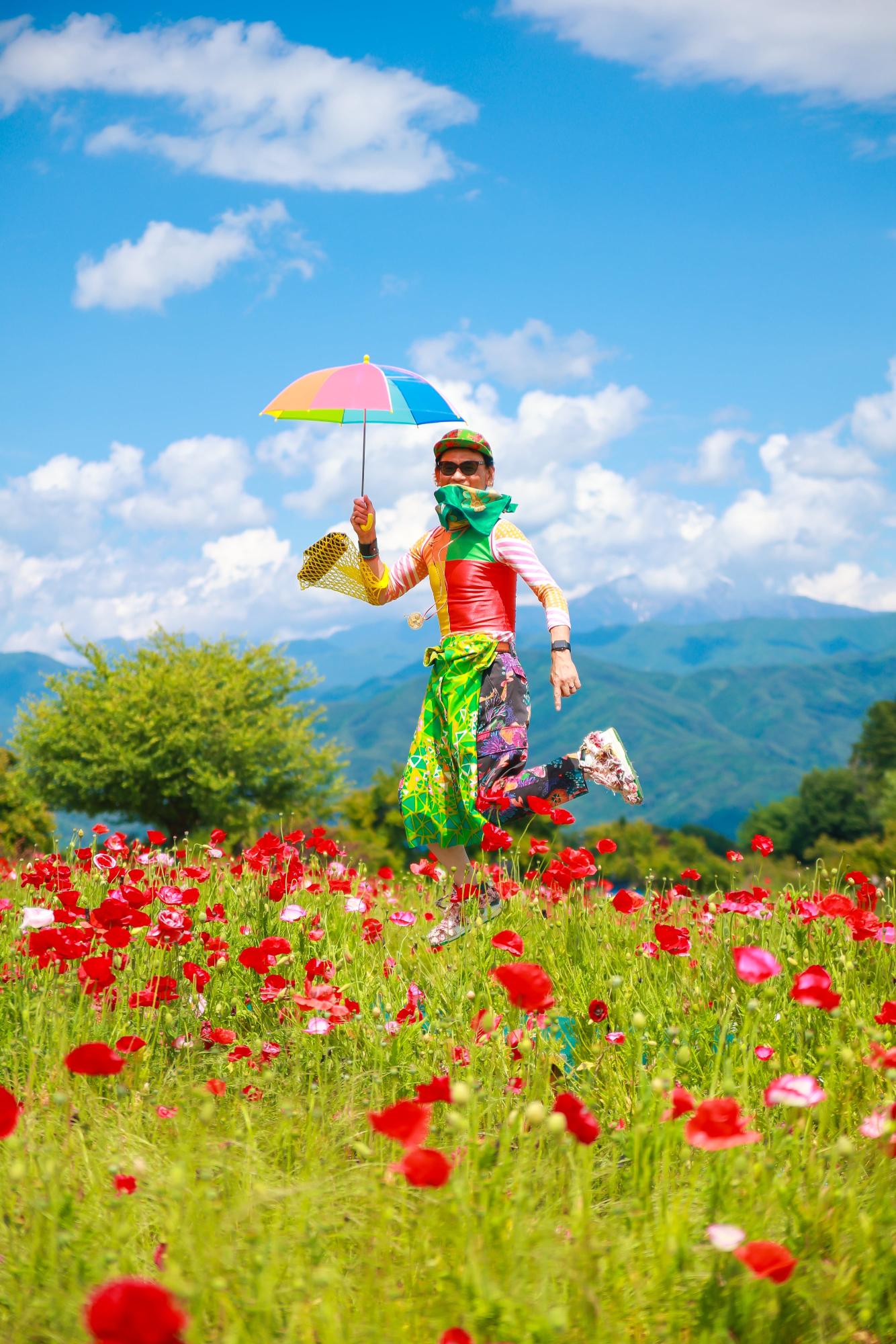 あぐりの丘ポピー園2022 カメラマンによるフォトスポットでの撮影会の写真2