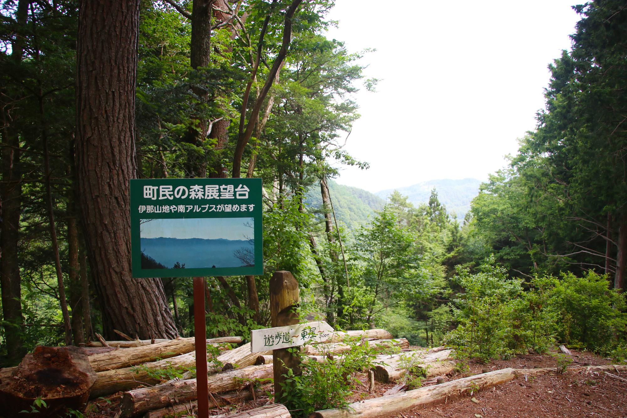 町民の森展望台の写真