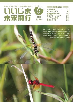 広報いいじま未来飛行令和元年6月号表紙の写真