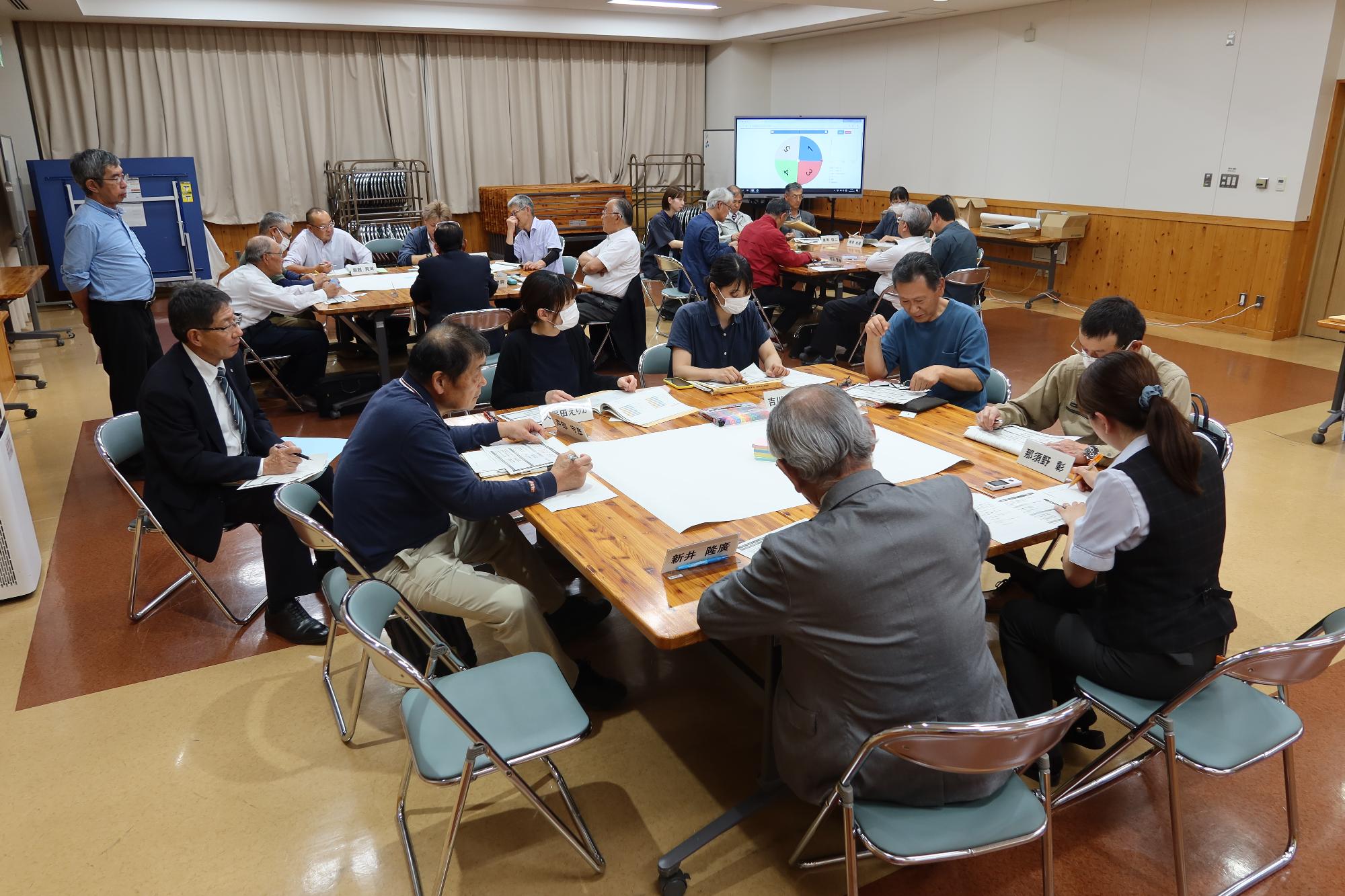 自治組織あり方検討委員会の様子1